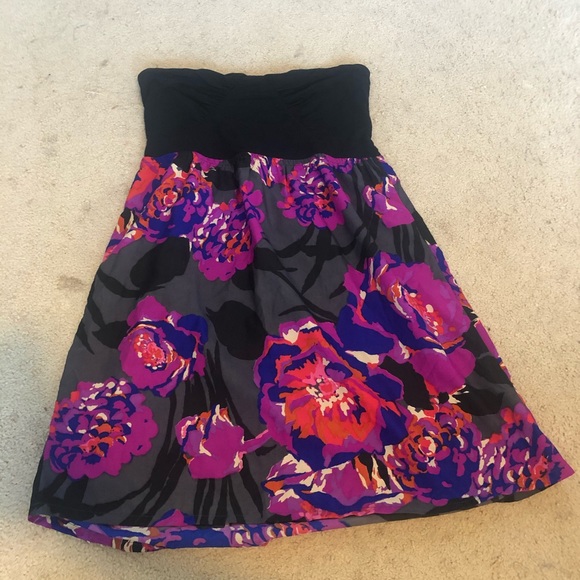 🔥3/$35 Roxy strapless dress size M - Picture 2 of 3